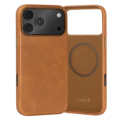 "TORRO" Lederhülle für iPhone (17) Serie 2025 - MagSafe kompatibel