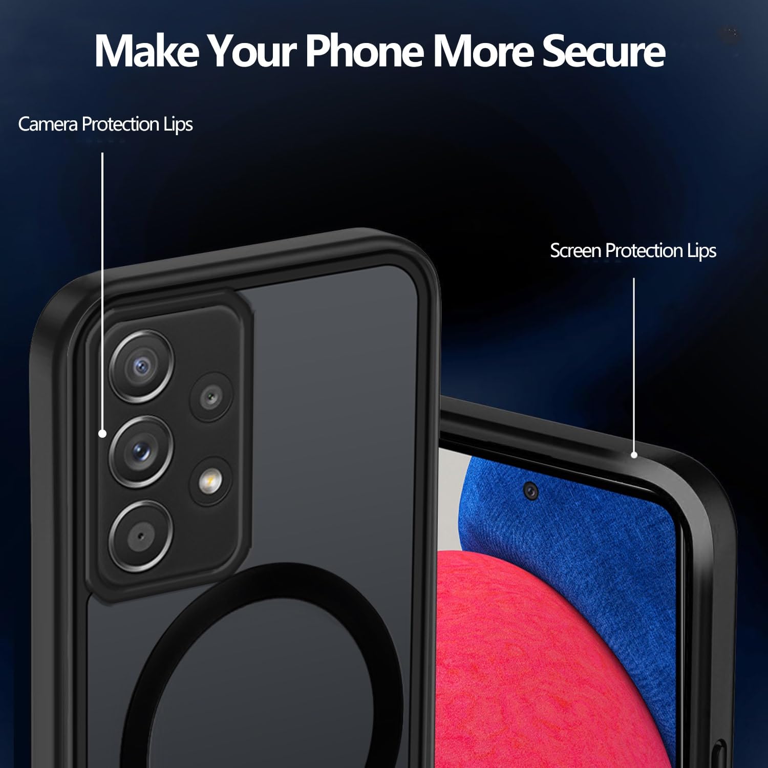 Schutzhülle Samsung Galaxy A Reihe, Anti-Fingerabdruck, Panzersilikon