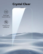 ESR Displayschutz für iPhone serie 14-17; Panzerglas, Eco-Frame