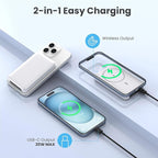 Ultra Slim Mag Safe, Magnetische Power Bank, 10000mAh