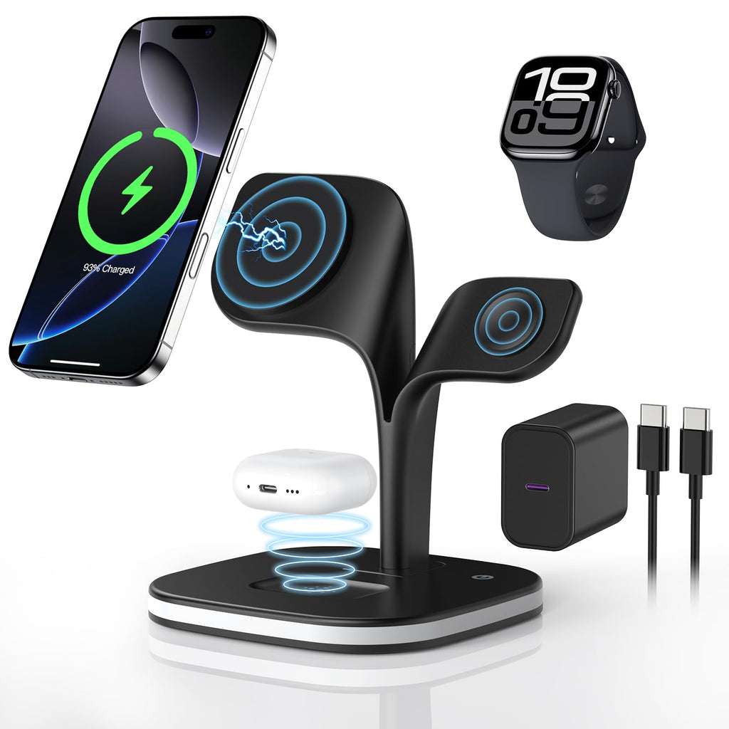 3 in 1 Magsafe Ladestation Pro für iPhone, Apple Watch & AirPods