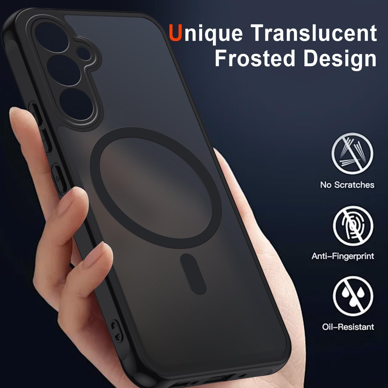 Schutzhülle Samsung Galaxy A Reihe, Anti-Fingerabdruck, Panzersilikon
