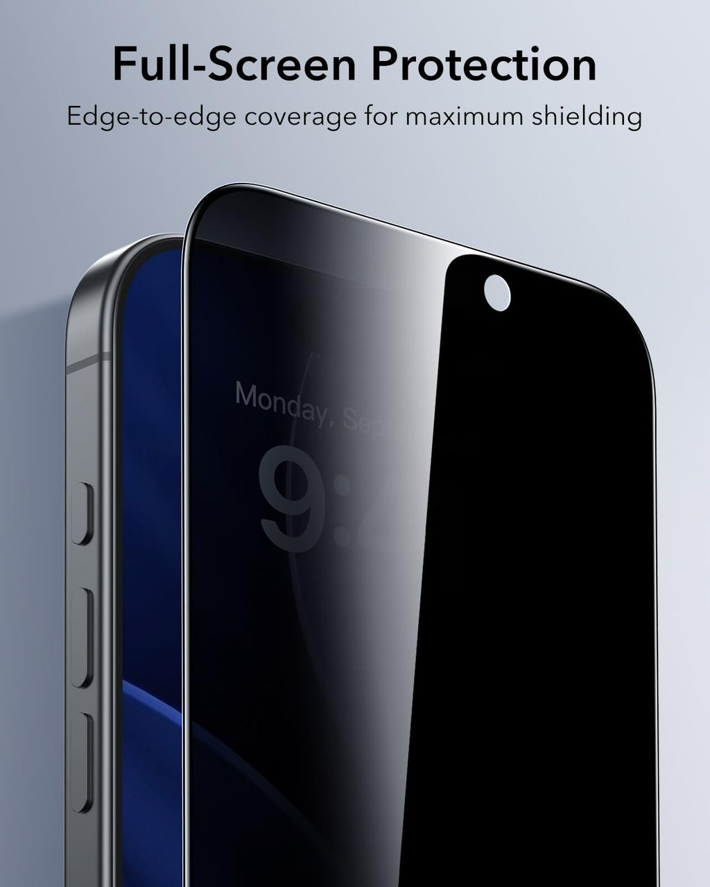 ESR Displayschutz für iPhone serie 14-17; Panzerglas, Eco-Frame