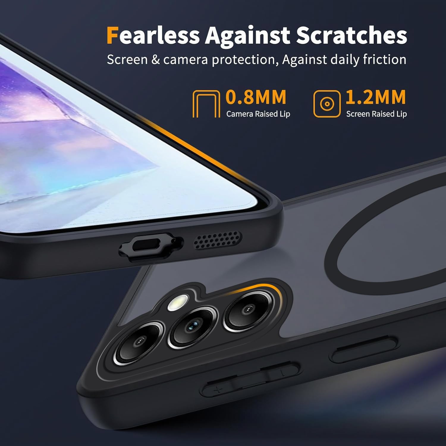 Schutzhülle Samsung Galaxy A Reihe, Anti-Fingerabdruck, Panzersilikon