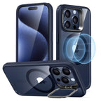 Schutzhülle mit ausklappbarem Ständer für iPhone 16 (Pro, Pro Max, Plus)