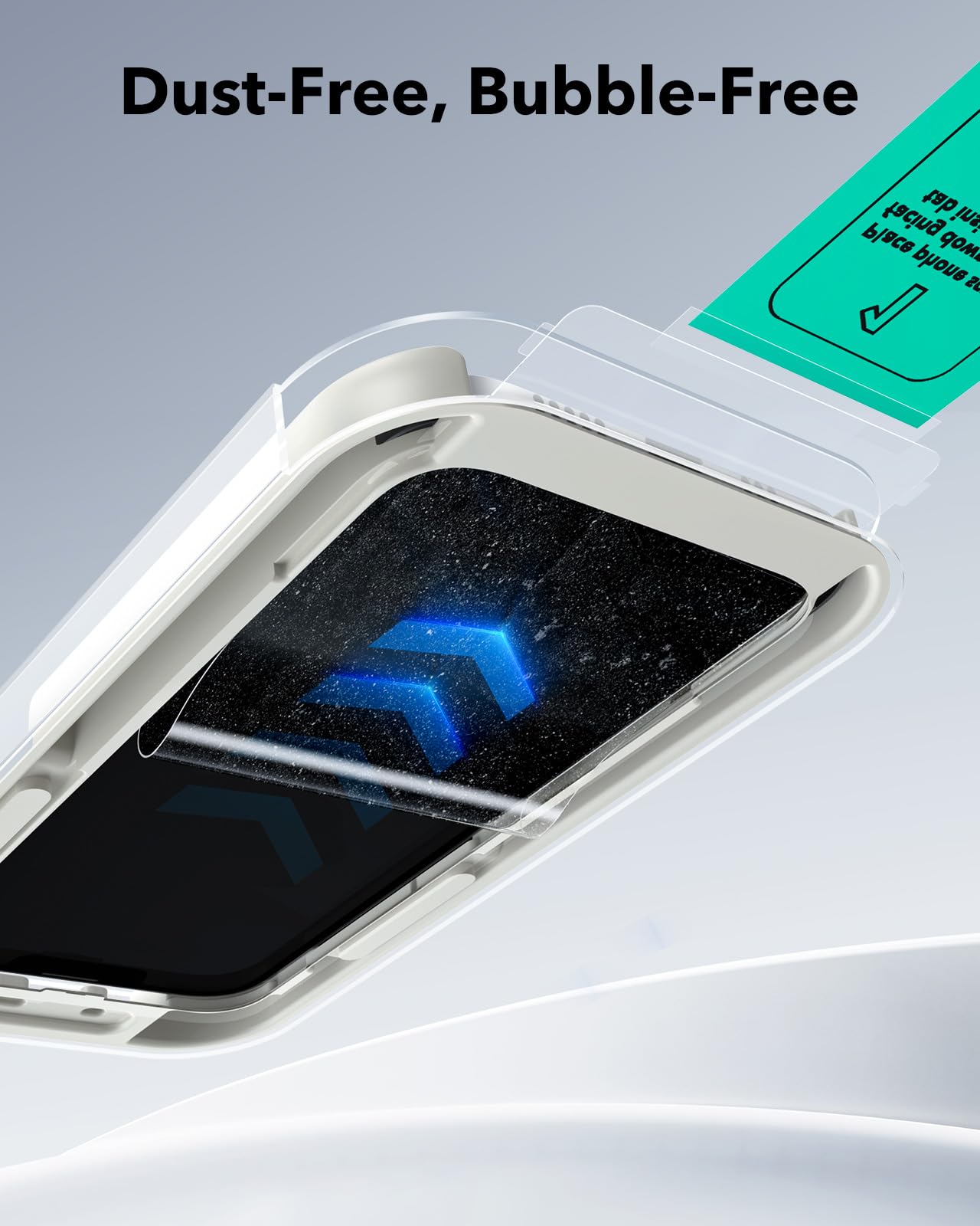 ESR Displayschutz für iPhone serie 14-17; Panzerglas, Eco-Frame