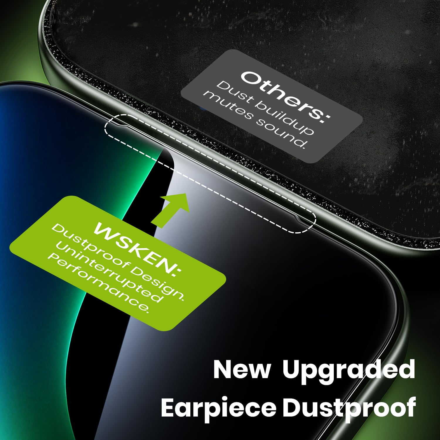 Panzerglas-EcoFrame für Iphone 17 Pro & Pro Max