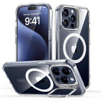 Schutzhülle mit ausklappbarem Ständer für iPhone 16 (Pro, Pro Max, Plus)