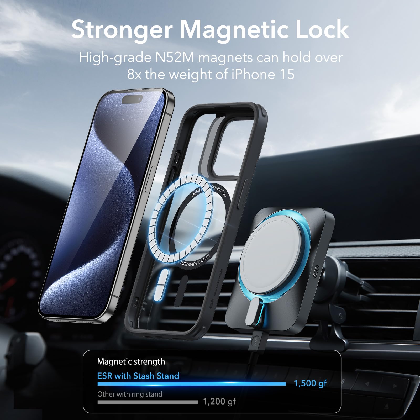 Schutzhülle mit ausklappbarem Ständer für iPhone 16 (Pro, Pro Max, Plus)