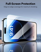 ESR Displayschutz für iPhone serie 14-17; Panzerglas, Eco-Frame