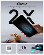 ESR Displayschutz für iPhone serie 14-17; Panzerglas, Eco-Frame