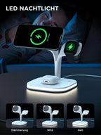 3 in 1 Magsafe Ladestation Pro für iPhone, Apple Watch & AirPods
