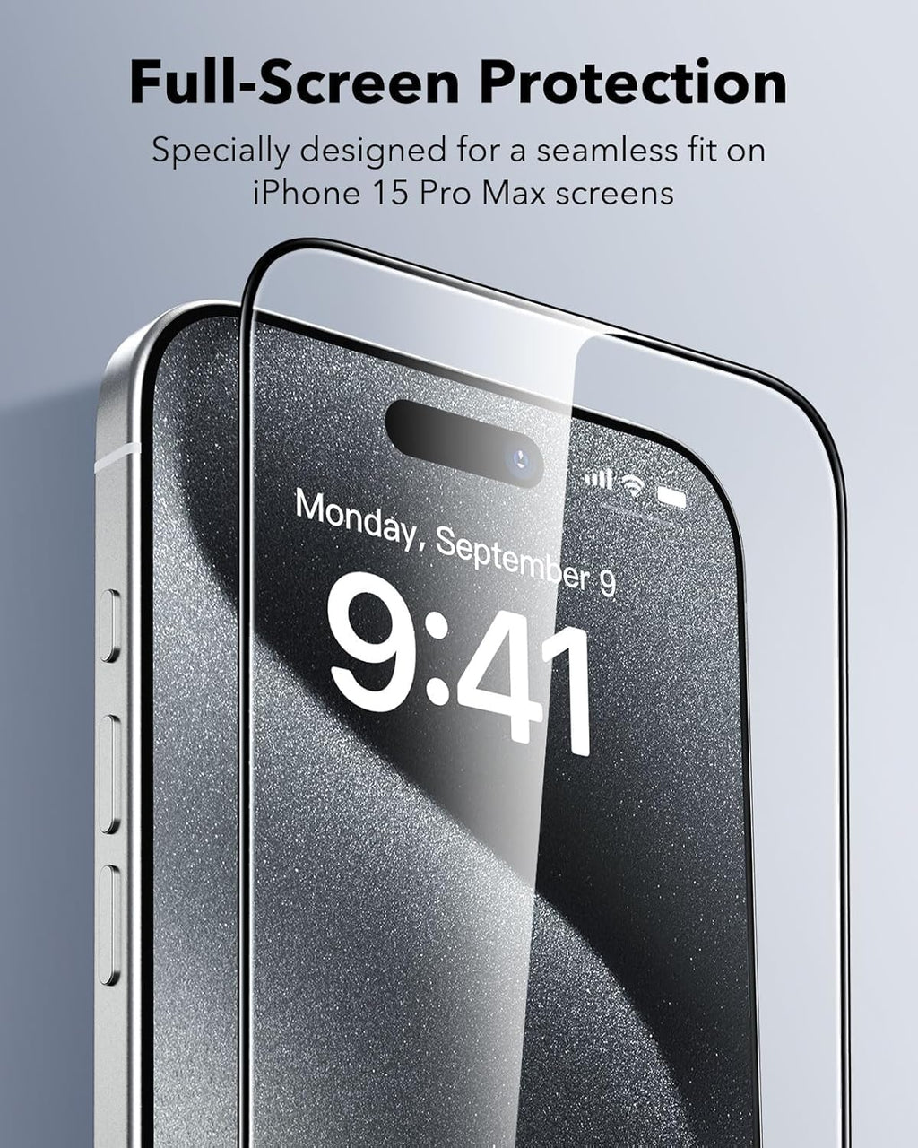 ESR Displayschutz für iPhone serie 14-17; Panzerglas, Eco-Frame