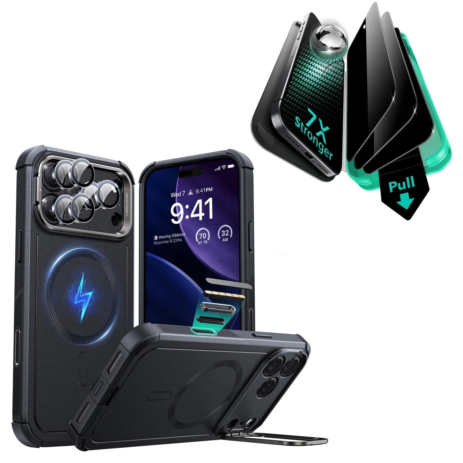 iPhone Spezial Bundle Cyber Tough Magnetic Case